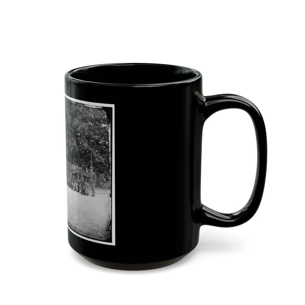 Bealeton, Virginia. Company C, 93d New York Infantry (U.S. Civil War) Black Coffee Mug-Go Mug Yourself