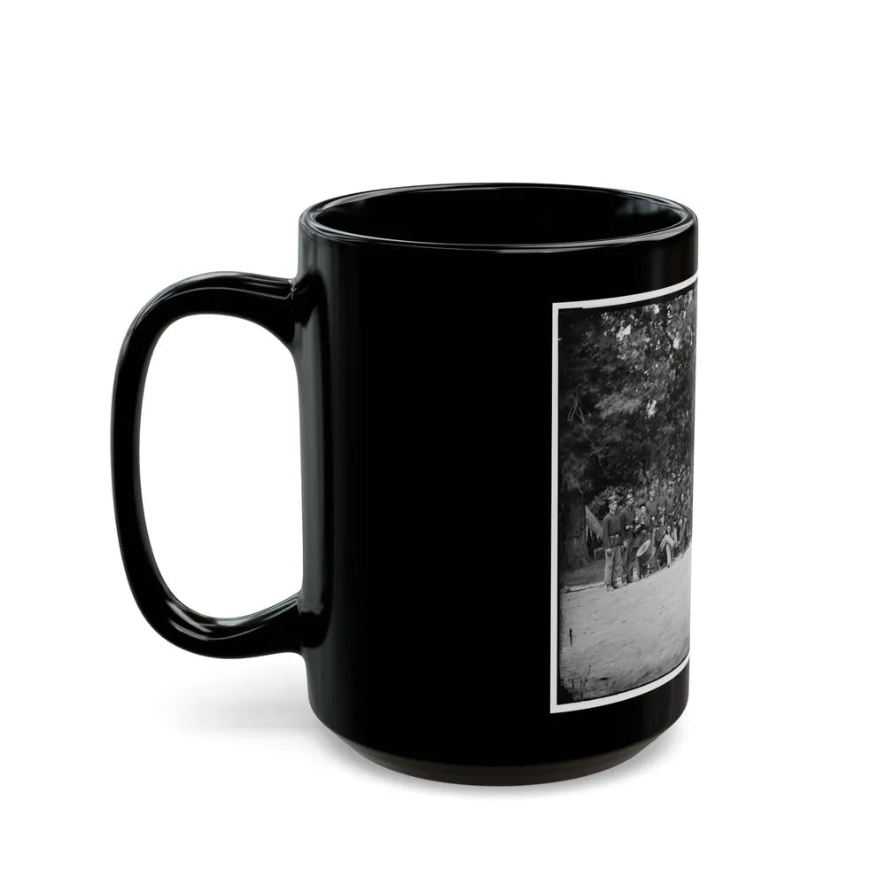 Bealeton, Virginia. Company C, 93d New York Infantry (U.S. Civil War) Black Coffee Mug-Go Mug Yourself