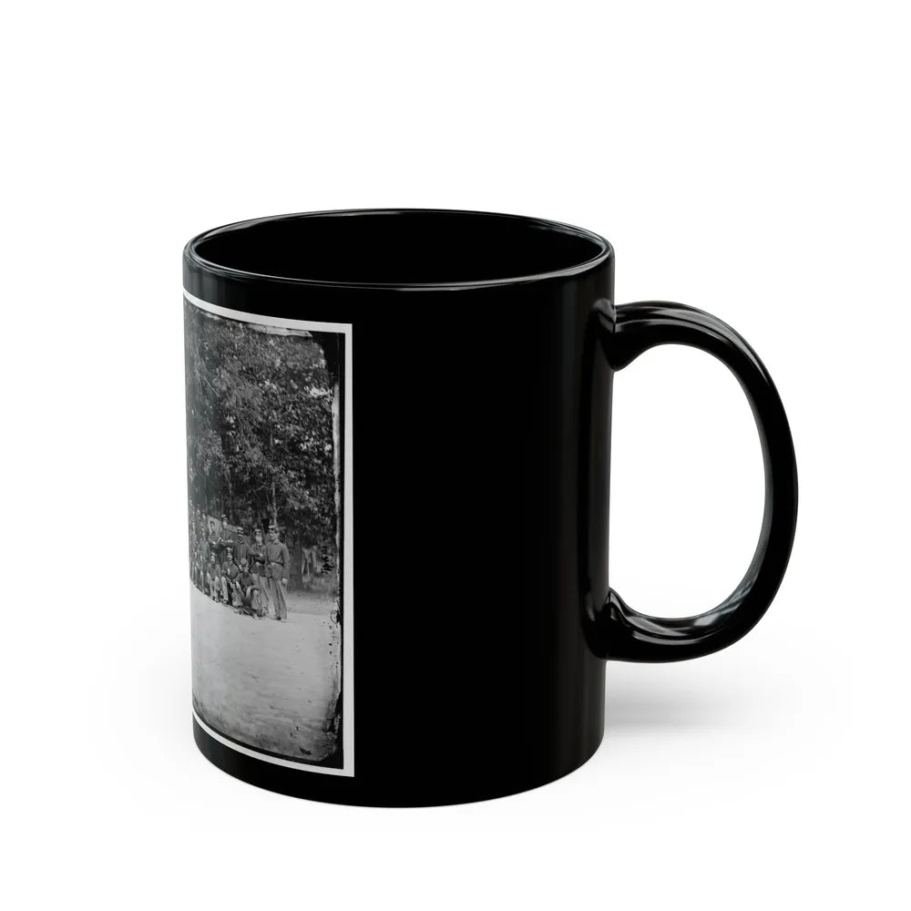 Bealeton, Virginia. Company C, 93d New York Infantry (U.S. Civil War) Black Coffee Mug-Go Mug Yourself