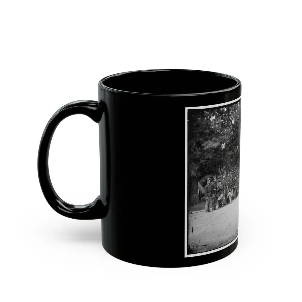 Bealeton, Virginia. Company C, 93d New York Infantry (U.S. Civil War) Black Coffee Mug-Go Mug Yourself