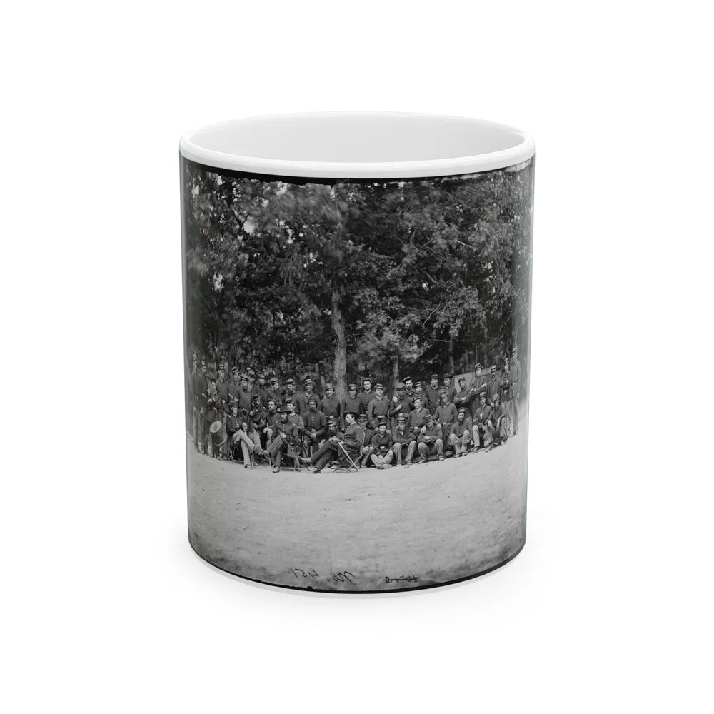 Bealeton, Virginia. Company C, 93d New York Infantry (U.S. Civil War) White Coffee Mug-11oz-Go Mug Yourself