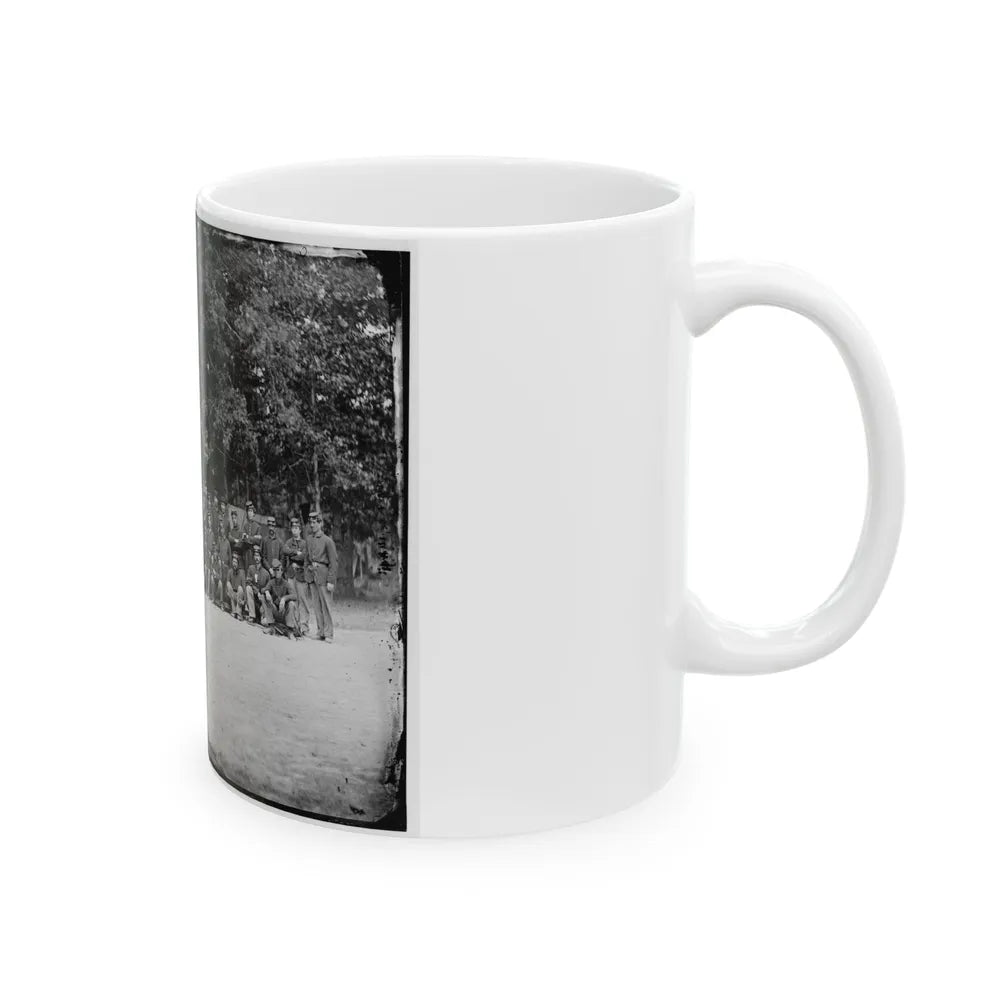 Bealeton, Virginia. Company C, 93d New York Infantry (U.S. Civil War) White Coffee Mug-Go Mug Yourself