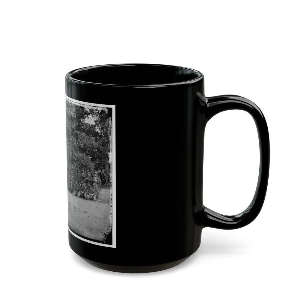 Bealeton, Virginia. Company D, 93d New York Infantry (U.S. Civil War) Black Coffee Mug-Go Mug Yourself