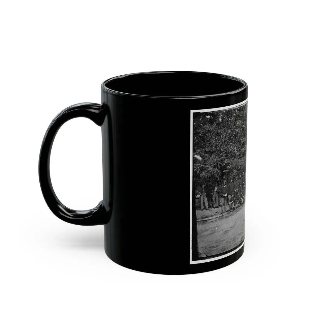 Bealeton, Virginia. Company D, 93d New York Infantry (U.S. Civil War) Black Coffee Mug-Go Mug Yourself