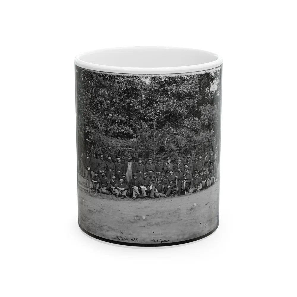 Bealeton, Virginia. Company D, 93d New York Infantry (U.S. Civil War) White Coffee Mug-11oz-Go Mug Yourself