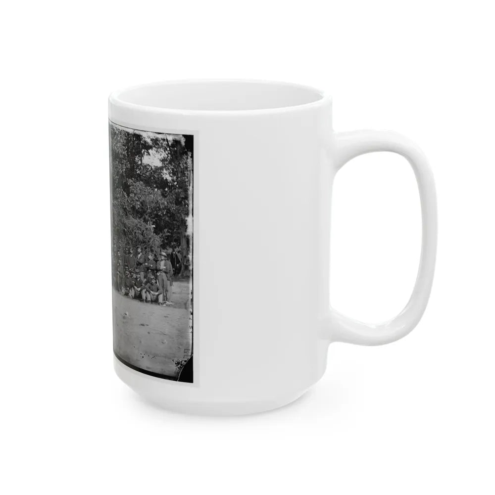 Bealeton, Virginia. Company D, 93d New York Infantry (U.S. Civil War) White Coffee Mug-Go Mug Yourself