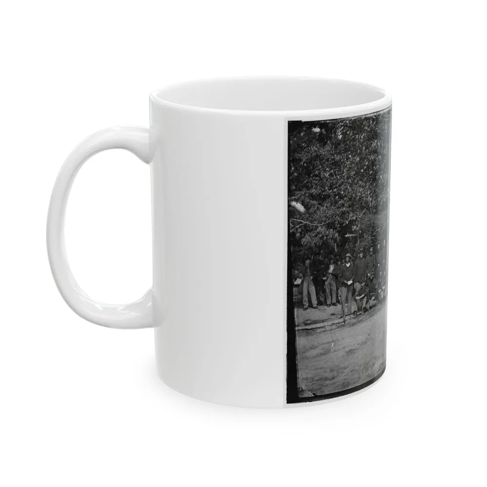 Bealeton, Virginia. Company D, 93d New York Infantry (U.S. Civil War) White Coffee Mug-Go Mug Yourself