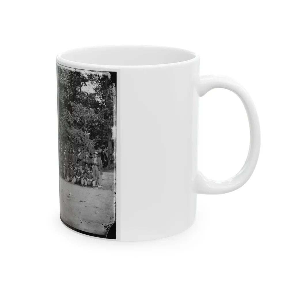 Bealeton, Virginia. Company D, 93d New York Infantry (U.S. Civil War) White Coffee Mug-Go Mug Yourself