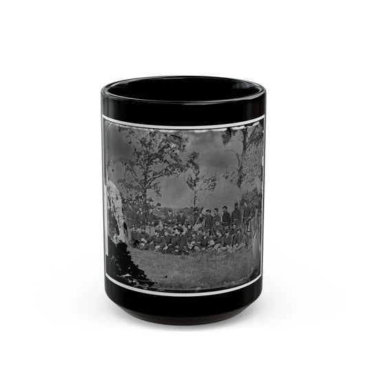 Bealeton, Virginia. Company E, 93d New York Infantry 001 (U.S. Civil War) Black Coffee Mug-15oz-Go Mug Yourself