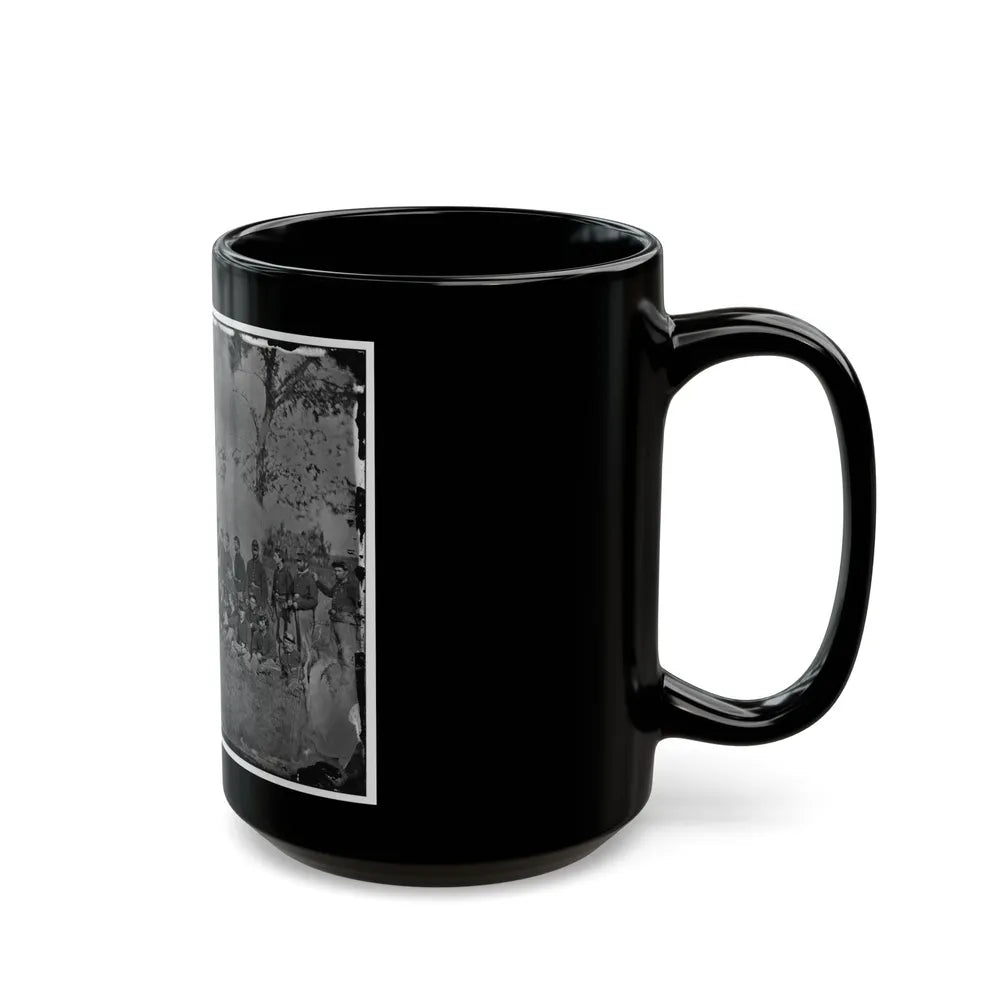 Bealeton, Virginia. Company E, 93d New York Infantry 001 (U.S. Civil War) Black Coffee Mug-Go Mug Yourself