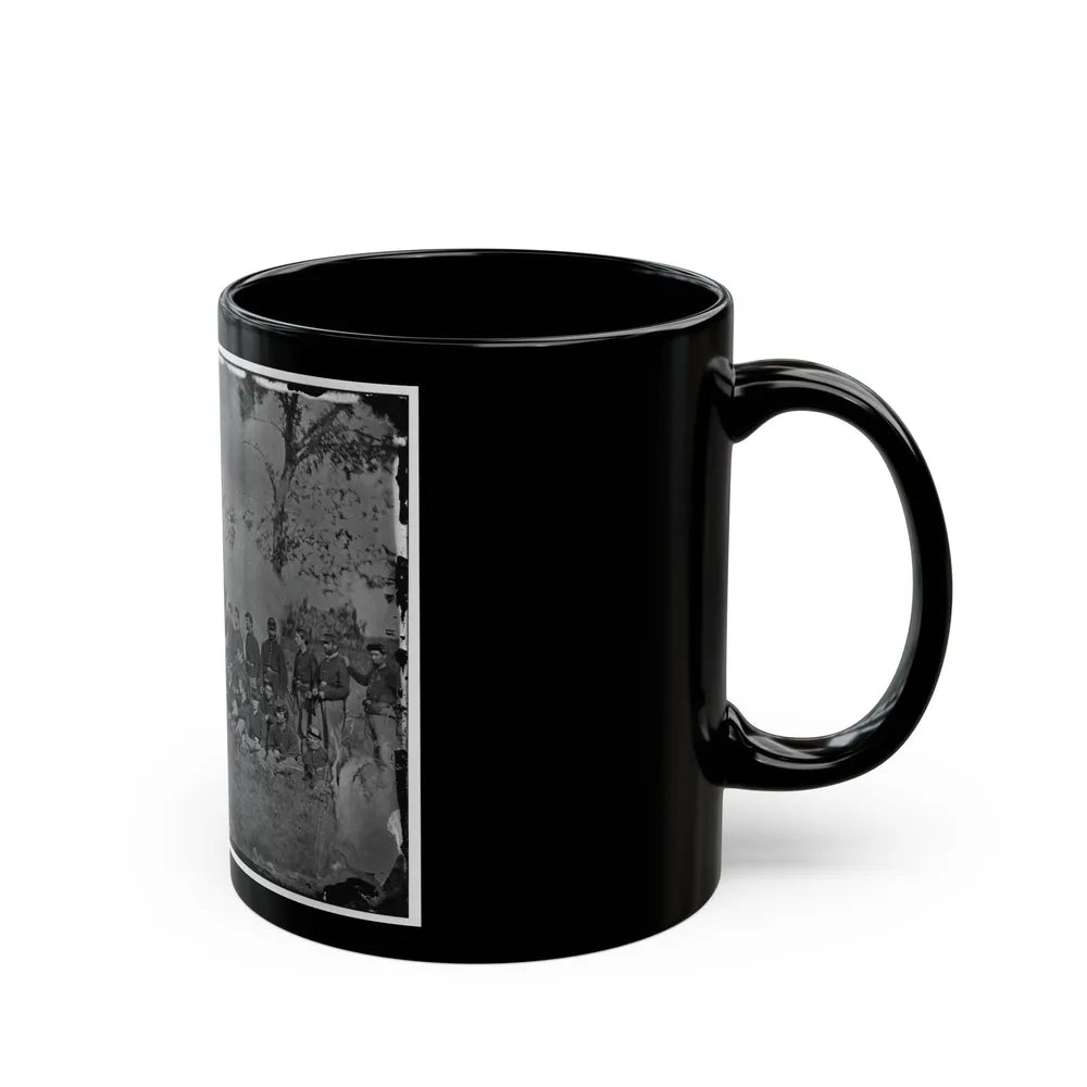 Bealeton, Virginia. Company E, 93d New York Infantry 001 (U.S. Civil War) Black Coffee Mug-Go Mug Yourself