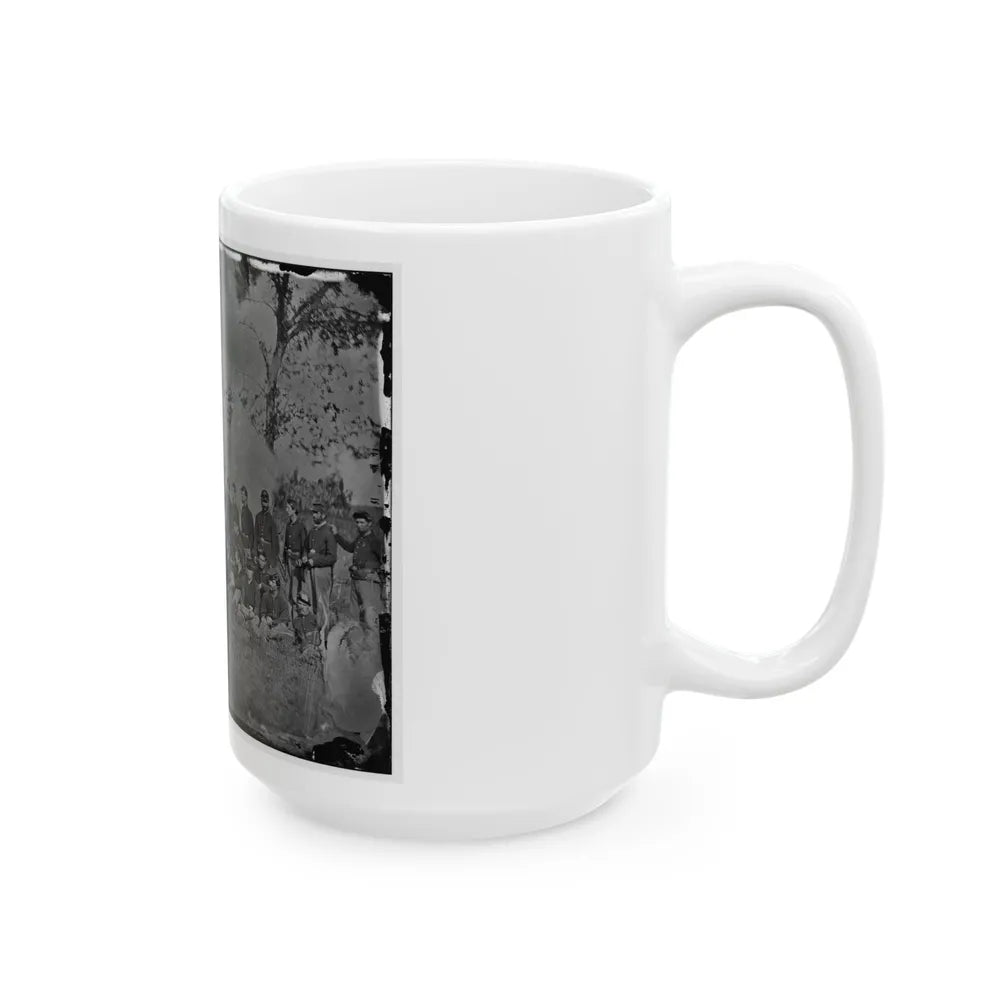 Bealeton, Virginia. Company E, 93d New York Infantry 001 (U.S. Civil War) White Coffee Mug-Go Mug Yourself