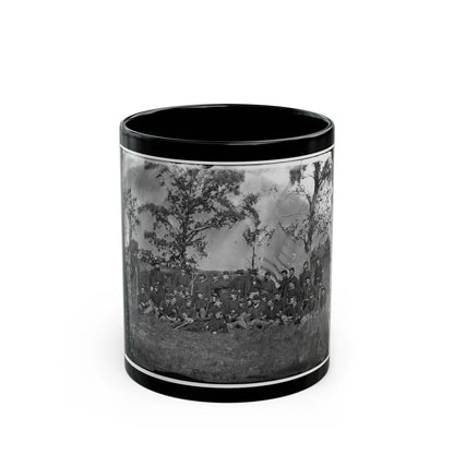 Bealeton, Virginia. Company E, 93d New York Infantry (U.S. Civil War) Black Coffee Mug-11oz-Go Mug Yourself