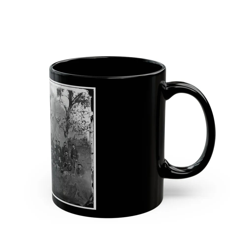 Bealeton, Virginia. Company E, 93d New York Infantry (U.S. Civil War) Black Coffee Mug-Go Mug Yourself