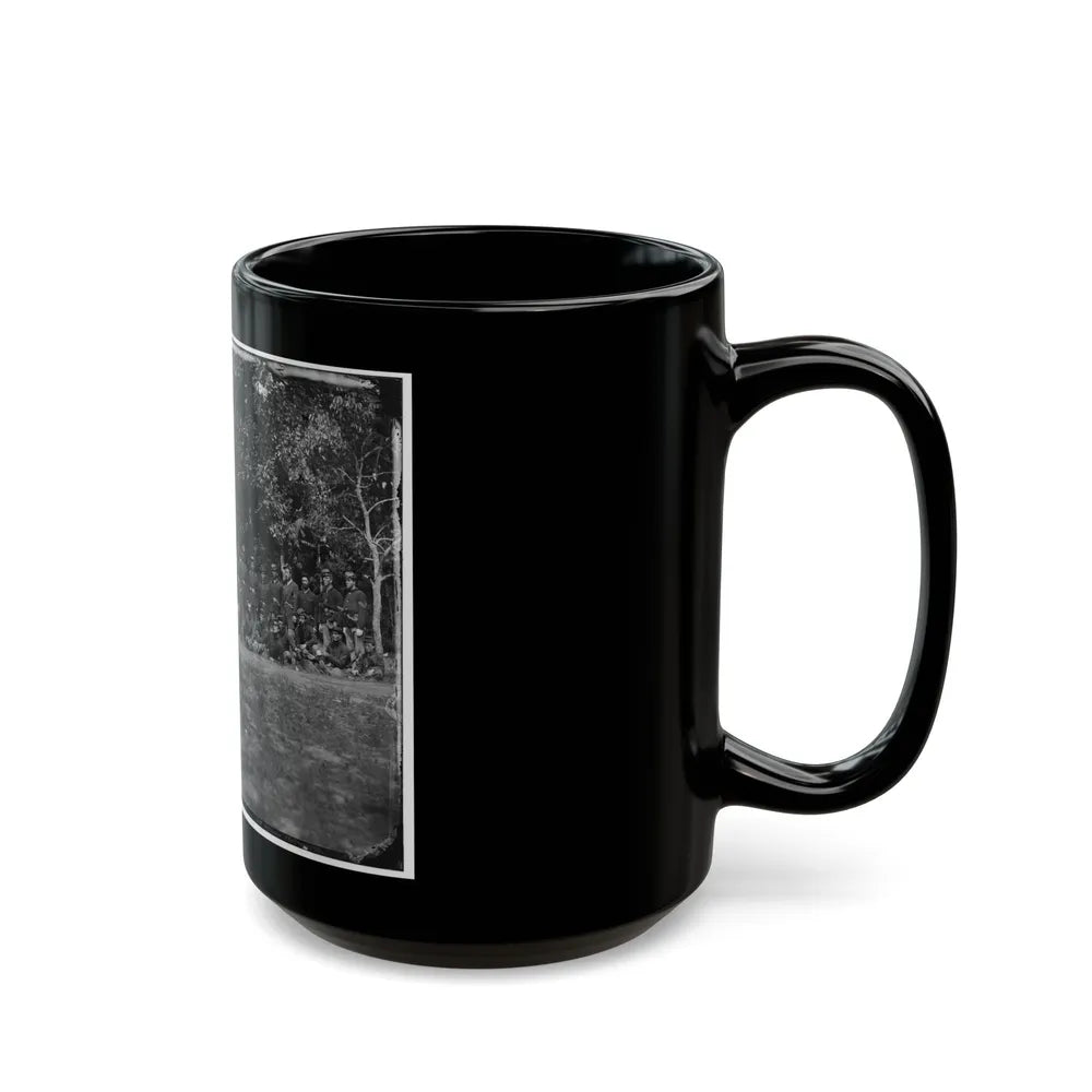 Bealeton, Virginia. Company F, 93d New York Infantry (U.S. Civil War) Black Coffee Mug-Go Mug Yourself