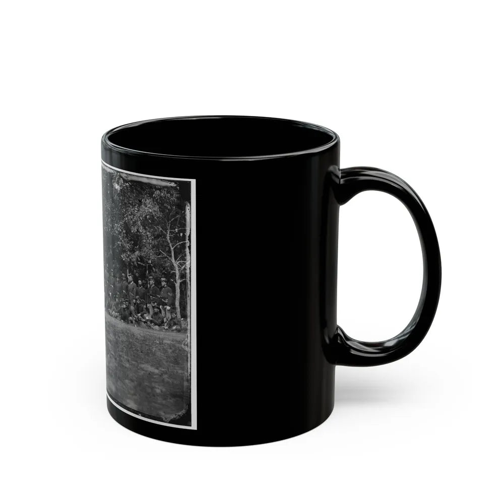 Bealeton, Virginia. Company F, 93d New York Infantry (U.S. Civil War) Black Coffee Mug-Go Mug Yourself