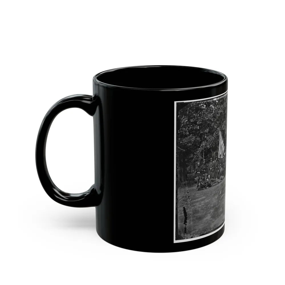 Bealeton, Virginia. Company F, 93d New York Infantry (U.S. Civil War) Black Coffee Mug-Go Mug Yourself