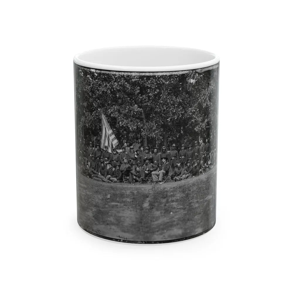 Bealeton, Virginia. Company F, 93d New York Infantry (U.S. Civil War) White Coffee Mug-11oz-Go Mug Yourself