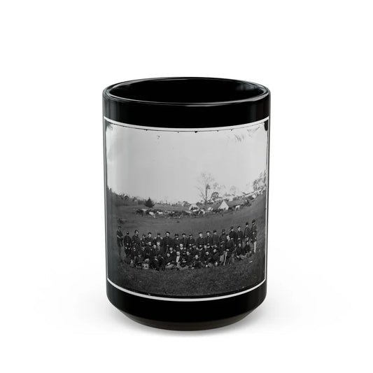 Bealeton, Virginia. Company G, 93d New York Infantry (U.S. Civil War) Black Coffee Mug-15oz-Go Mug Yourself