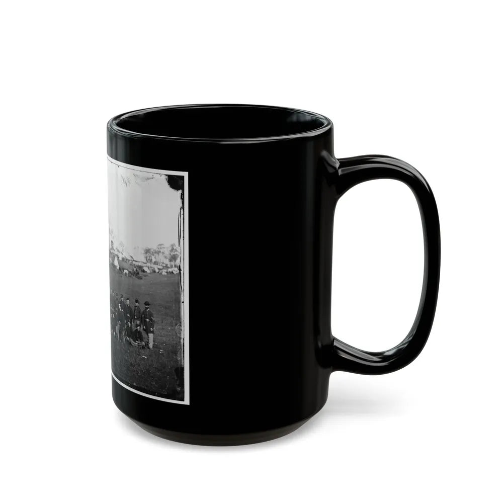 Bealeton, Virginia. Company G, 93d New York Infantry (U.S. Civil War) Black Coffee Mug-Go Mug Yourself