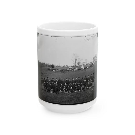 Bealeton, Virginia. Company G, 93d New York Infantry (U.S. Civil War) White Coffee Mug-15oz-Go Mug Yourself