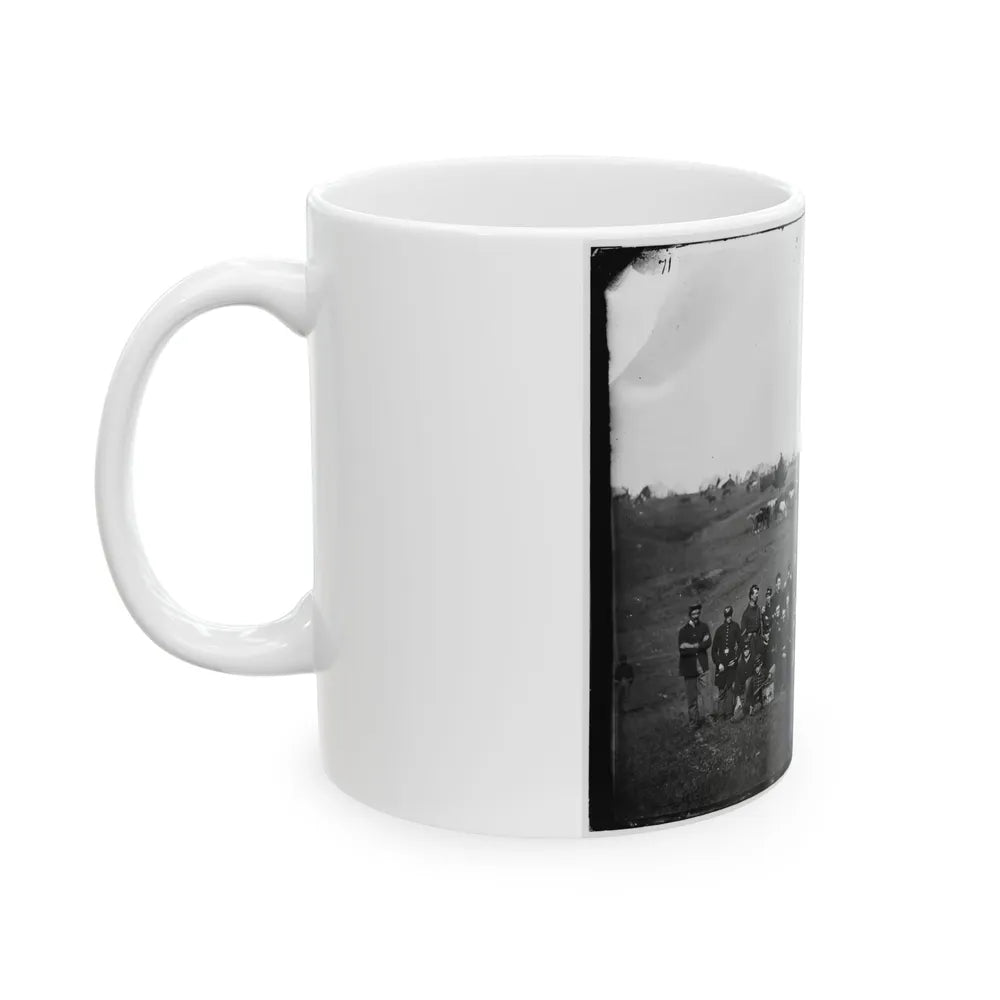 Bealeton, Virginia. Company G, 93d New York Infantry (U.S. Civil War) White Coffee Mug-Go Mug Yourself