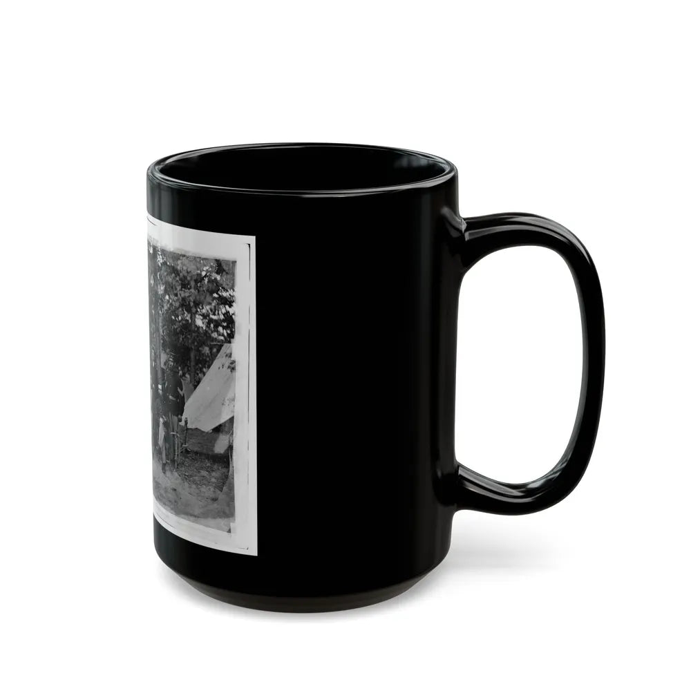 Bealeton, Virginia. Company I, 93d New York Infantry Officers And Non-Commissioned Officers (U.S. Civil War) Black Coffee Mug-Go Mug Yourself