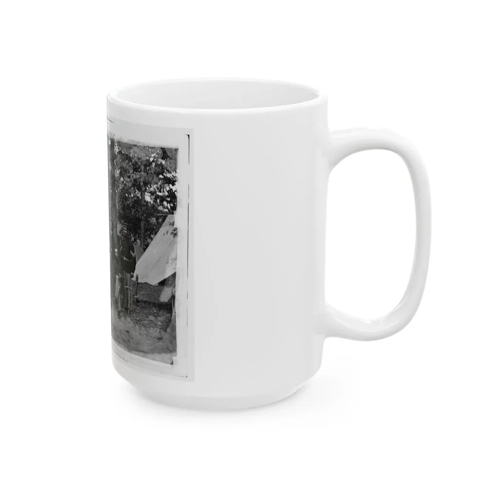 Bealeton, Virginia. Company I, 93d New York Infantry Officers And Non-Commissioned Officers (U.S. Civil War) White Coffee Mug-Go Mug Yourself