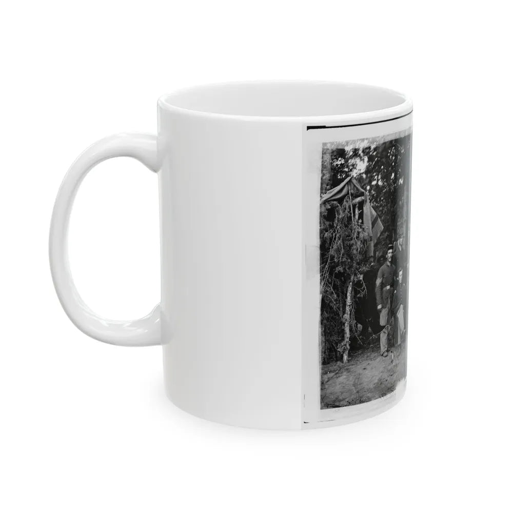 Bealeton, Virginia. Company I, 93d New York Infantry Officers And Non-Commissioned Officers (U.S. Civil War) White Coffee Mug-Go Mug Yourself