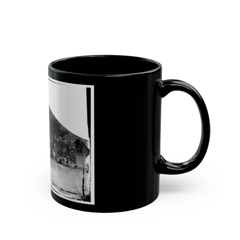 Bealeton, Virginia. Company I, 93d New York Infantry (U.S. Civil War) Black Coffee Mug-Go Mug Yourself