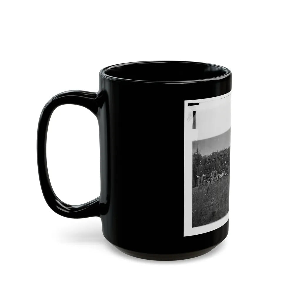 Bealeton, Virginia. Company K 93d New York Infantry Headquarters Guard. Army Of The Potomac (U.S. Civil War) Black Coffee Mug-Go Mug Yourself