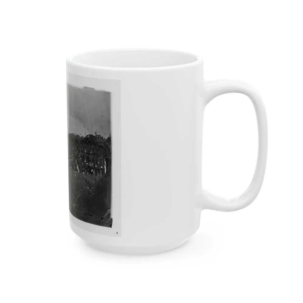 Bealeton, Virginia. Company K 93d New York Infantry Headquarters Guard. Army Of The Potomac (U.S. Civil War) White Coffee Mug-Go Mug Yourself