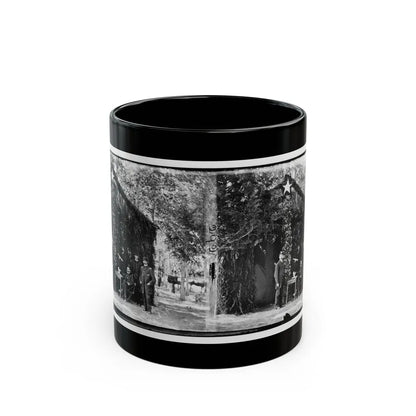 Bealeton, Virginia. General Marsena R. Patrick And Staff(2) (U.S. Civil War) Black Coffee Mug-11oz-Go Mug Yourself