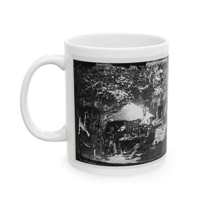 Bealeton, Virginia. Officer's Mess, Company E, 93d New York Volunteers (U.S. Civil War) White Coffee Mug-Go Mug Yourself