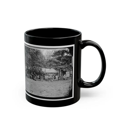 Bealeton, Virginia. Regimental Staff, 93d New York Volunteers (U.S. Civil War) Black Coffee Mug-Go Mug Yourself