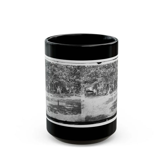 Bealeton, Virginia. View Of Camp Of 93d New York Volunteers (U.S. Civil War) Black Coffee Mug-15oz-Go Mug Yourself