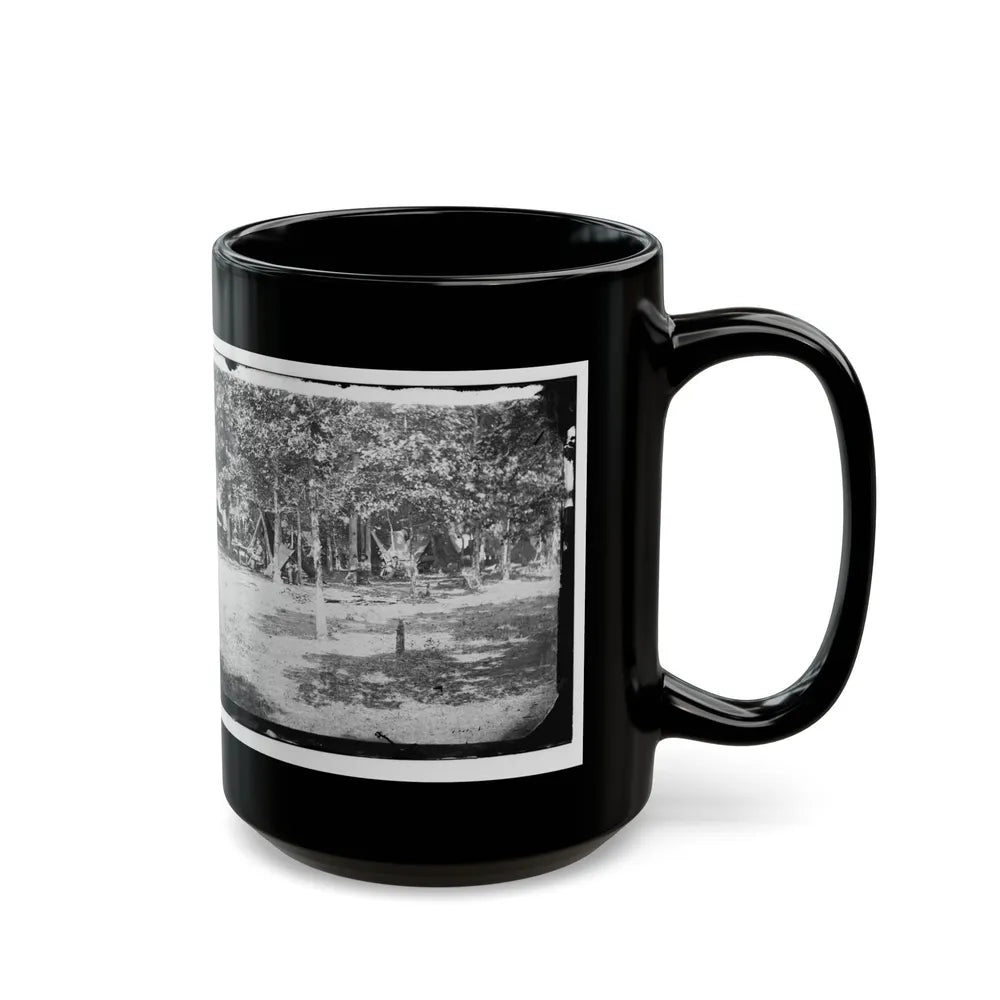 Bealeton, Virginia. View Of Camp Of 93d New York Volunteers (U.S. Civil War) Black Coffee Mug-Go Mug Yourself