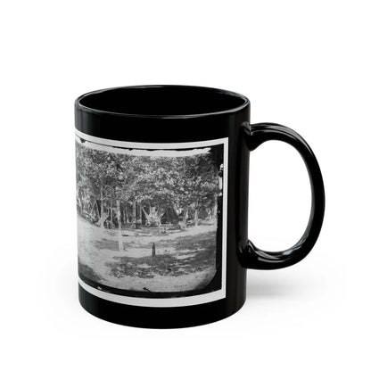 Bealeton, Virginia. View Of Camp Of 93d New York Volunteers (U.S. Civil War) Black Coffee Mug-Go Mug Yourself