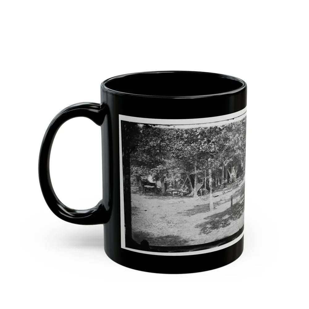 Bealeton, Virginia. View Of Camp Of 93d New York Volunteers (U.S. Civil War) Black Coffee Mug-Go Mug Yourself