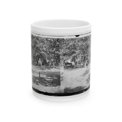 Bealeton, Virginia. View Of Camp Of 93d New York Volunteers (U.S. Civil War) White Coffee Mug-11oz-Go Mug Yourself