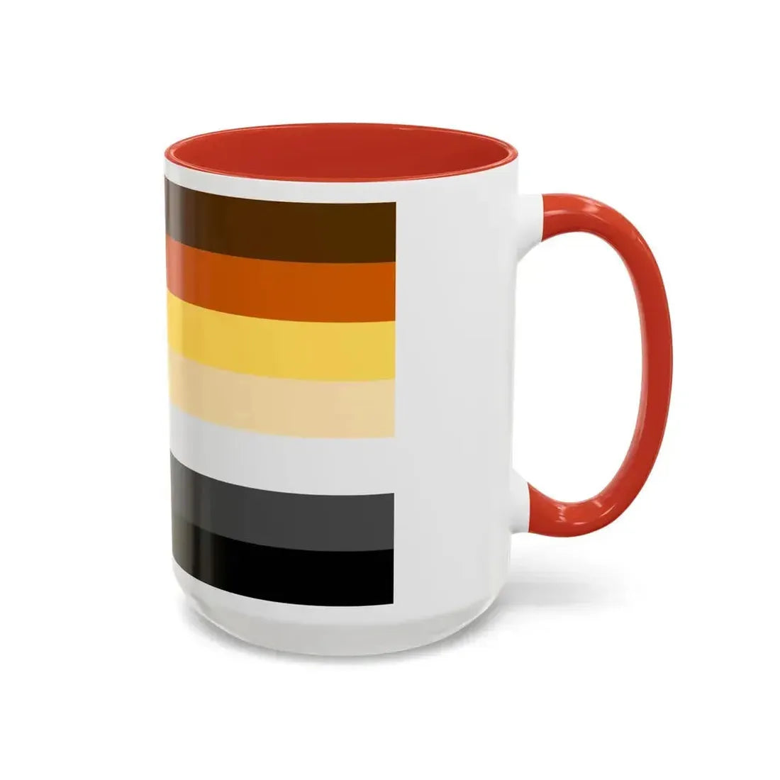 Bear Brotherhood Pride Flag - Accent Coffee Mug - Go Mug Yourself