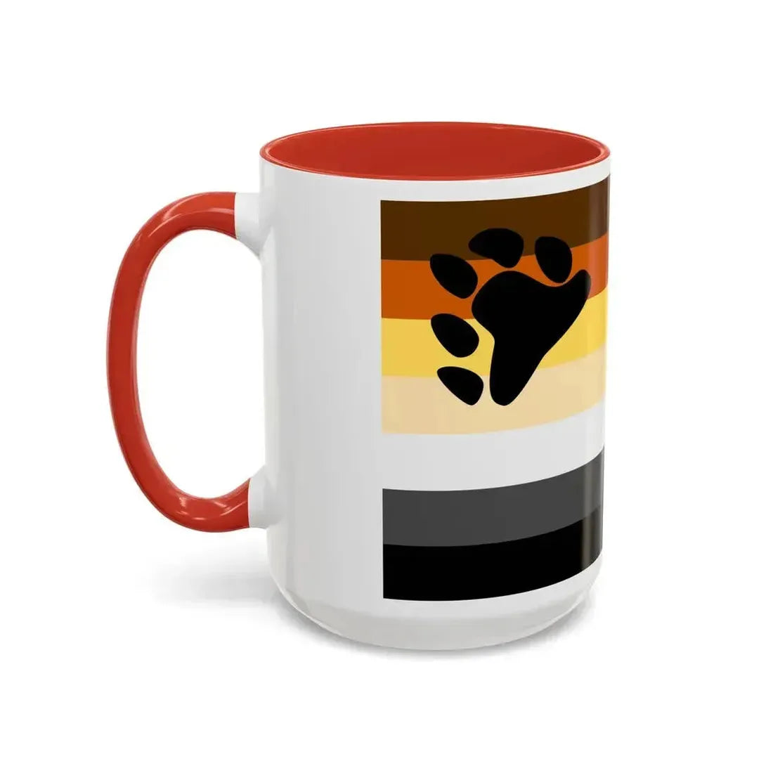 Bear Brotherhood Pride Flag - Accent Coffee Mug - Go Mug Yourself
