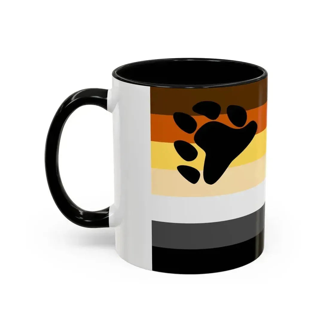 Bear Brotherhood Pride Flag - Accent Coffee Mug - Go Mug Yourself