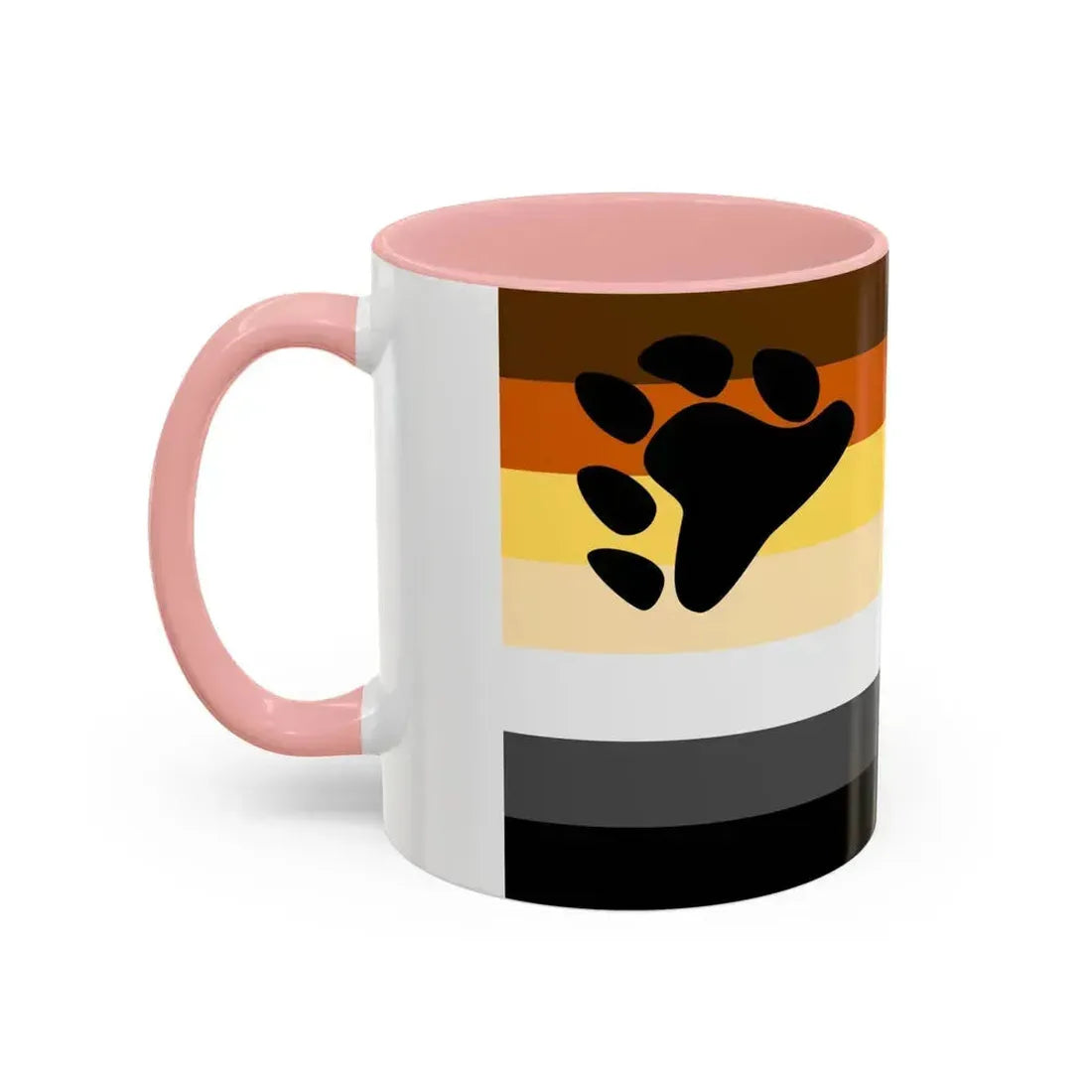 Bear Brotherhood Pride Flag - Accent Coffee Mug - Go Mug Yourself