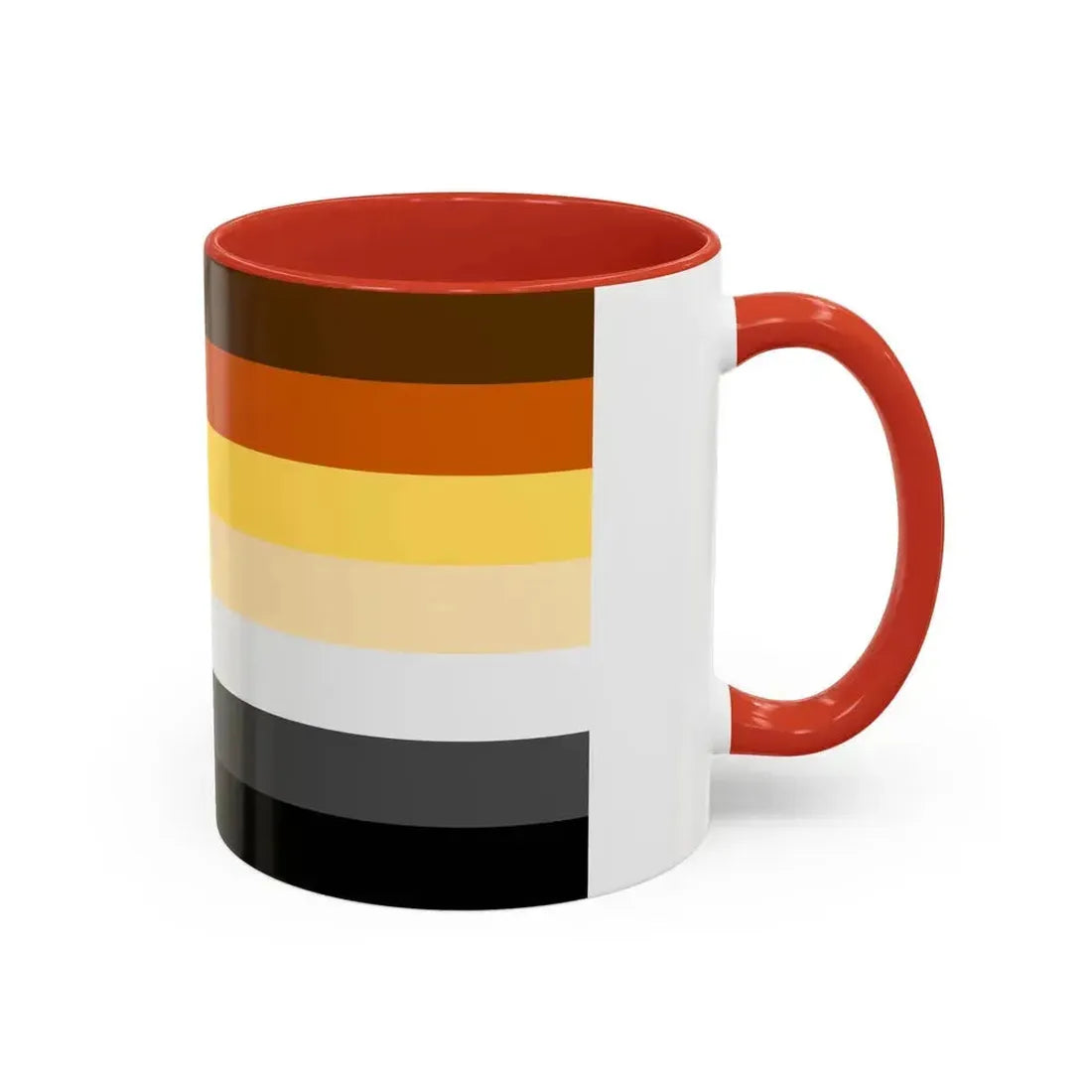 Bear Brotherhood Pride Flag - Accent Coffee Mug - Go Mug Yourself