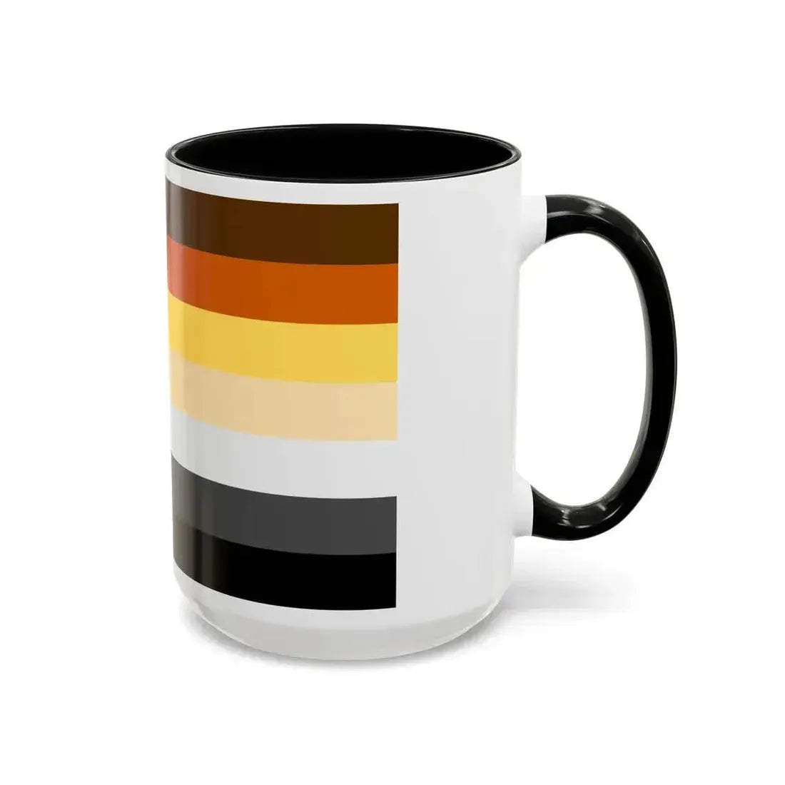 Bear Brotherhood Pride Flag - Accent Coffee Mug - Go Mug Yourself