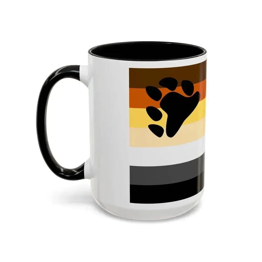 Bear Brotherhood Pride Flag - Accent Coffee Mug - Go Mug Yourself
