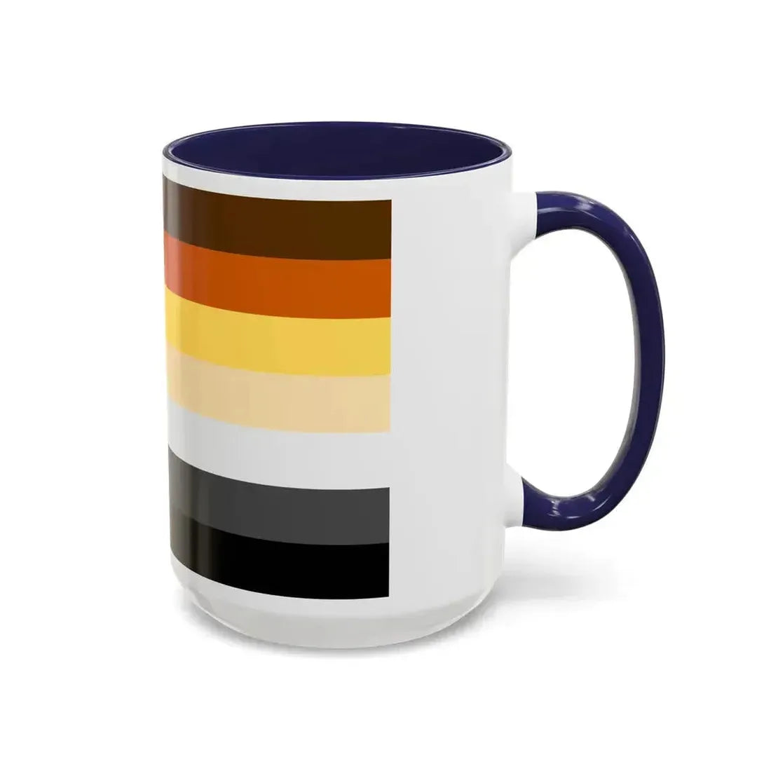 Bear Brotherhood Pride Flag - Accent Coffee Mug - Go Mug Yourself