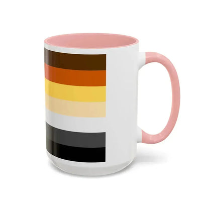 Bear Brotherhood Pride Flag - Accent Coffee Mug - Go Mug Yourself