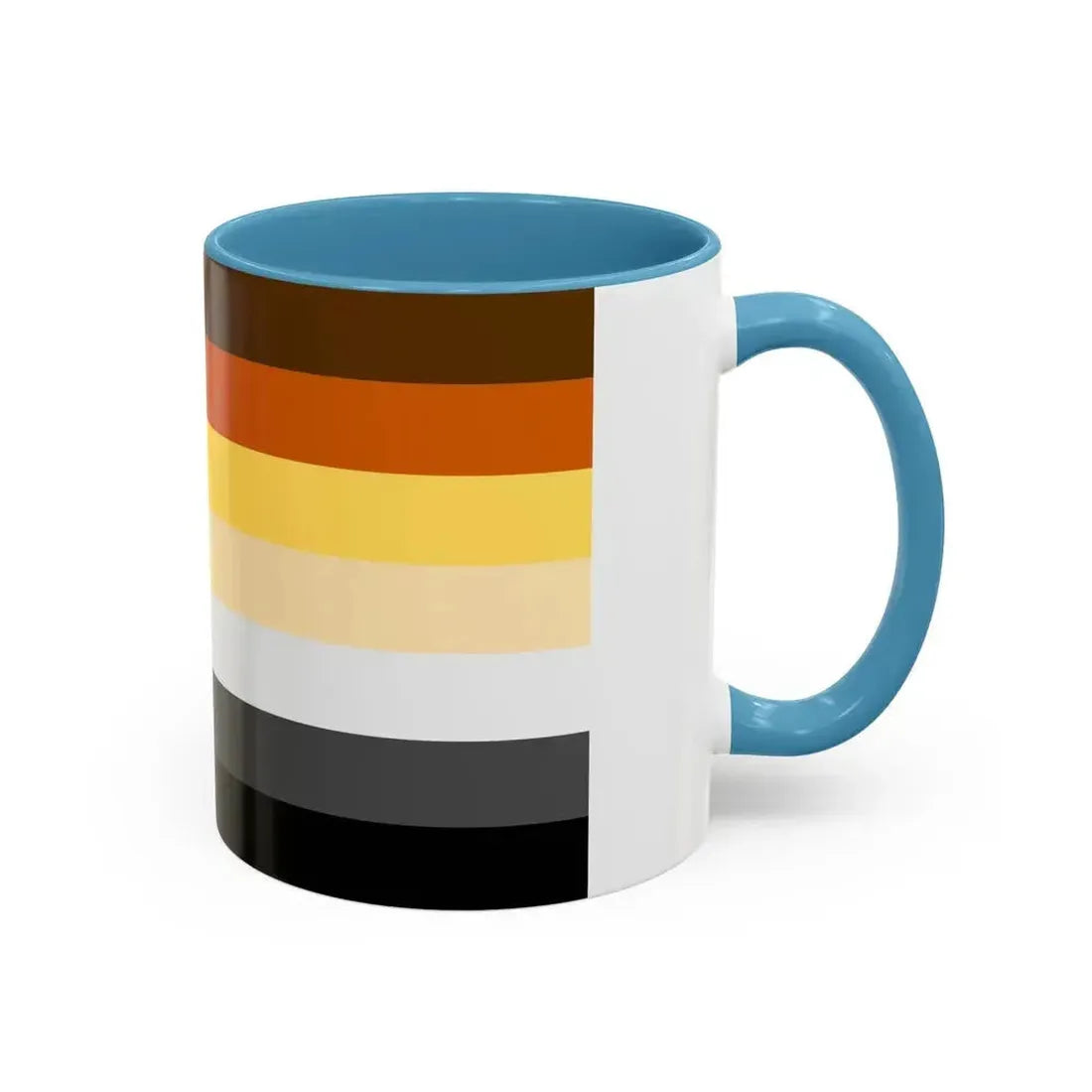 Bear Brotherhood Pride Flag - Accent Coffee Mug - Go Mug Yourself